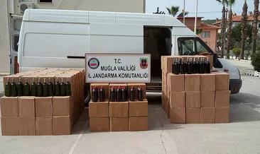 2 minibüs dolusu kaçak içki