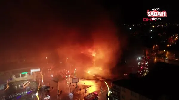 Kocaeli'de AVM'deki yangında onlarca dükkan kullanılamaz hale geldi