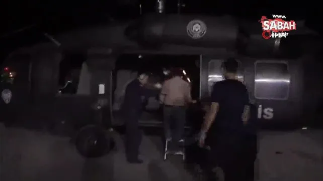 Polis helikopteri 2 yaşındaki çocuk için havalandı | Video