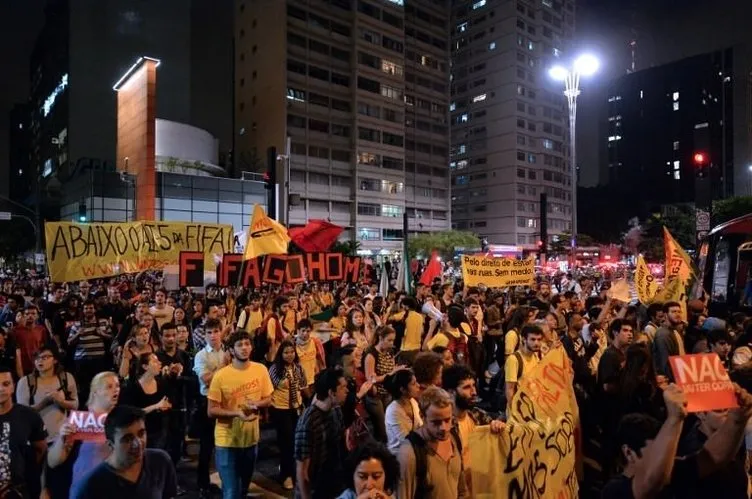 Brezilya’da Dünya Kupası protestosu