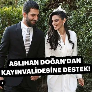 Aslıhan Doğan'dan kayınvalidesine destek!
