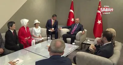Cumhurbaşkanı Erdoğan, Japonya’da Prenses Akiko ile görüştü