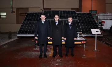 Bakanlar mobil solar sulama sisteminin prototipini inceledi