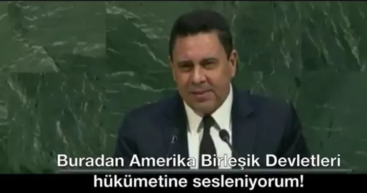 BM’de ABD’ye bu sözlerle meydan okudu!