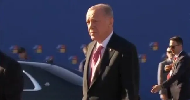 Son dakika | Başkan Erdoğan NATO zirvesinde...