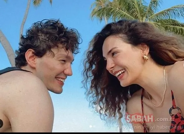 Güzel oyuncu Ebru Şahin bikinisi ile duş alırken sevgilisinin objektifine takıldı! Ebru Şahin bikinili pozları ile Maldivler’i yaktı geçti!