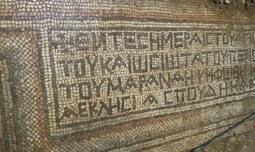 Adıyaman’da bin 500 yıllık mozaik bulundu