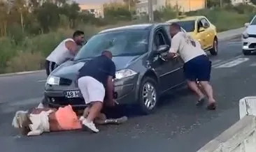 Önce çarptı sonra ezmeye çalıştı #mugla