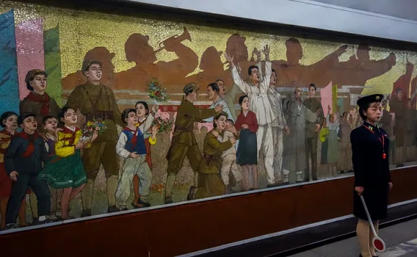 Kuzey Kore metrosu ilk kez görüntülendi