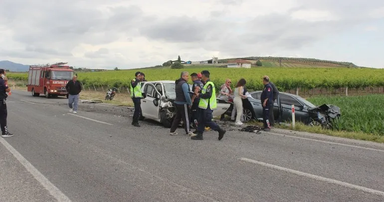 Manisa’da iki otomobil çarpıştı: TUTSO Başkanı ve 2 kişi yaralandı
