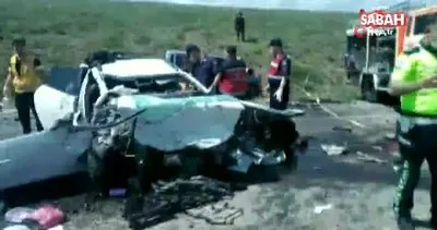 Sivas’ta iki araç kafa kafaya çarpıştı: 9 ölü | Video