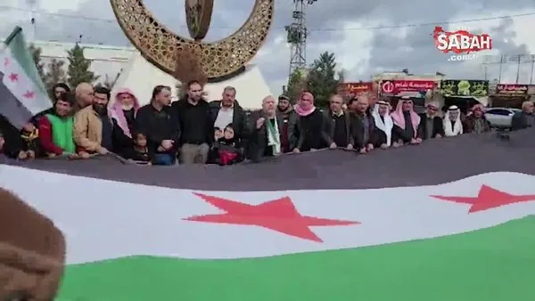 Suriyelilerden operasyona tam destek! | Video