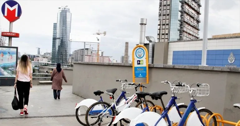 İstanbullulara metrolarda ücretsiz bisiklet parklar