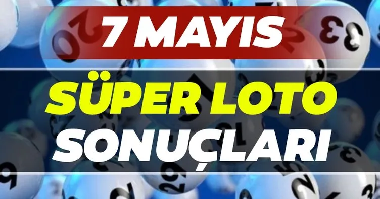 Süper Loto çekiliş sonuçları açıklandı: Milli Piyango 7 Mayıs Süper Loto çekiliş sonuçları ve MPİ hızlı bilet sorgulama ekranı