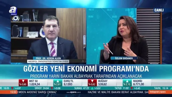 Prof. Dr. Kerem Alkin: 2021'de 2. ve 4. çeyrekte çok daha yüksek büyüme rakamlarına imza atabiliriz