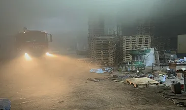 Edirne’de palet fabrikasında yangın!