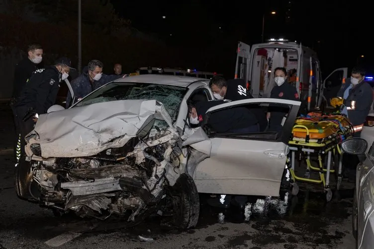 Ankara’da korkunç bir kaza meydana geldi: Ortalık savaş alanına döndü