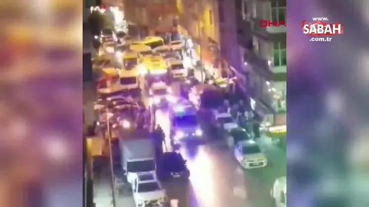 Güngören'de 4'üncü kattan minibüsün üzerine düşen çocuk ölümden döndü | Video
