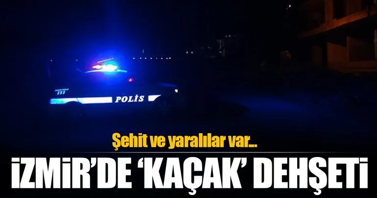 İzmir’de GBT kontrolünde polise bıçaklı saldırı: 1 şehit, 1 yaralı