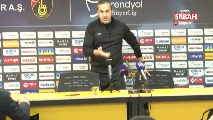 Tuzlaspor - Boluspor maçının basın toplantısında ilginç anlar | Video