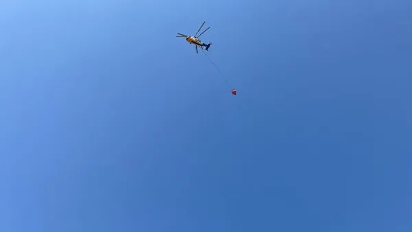 Anamur yangın durumu