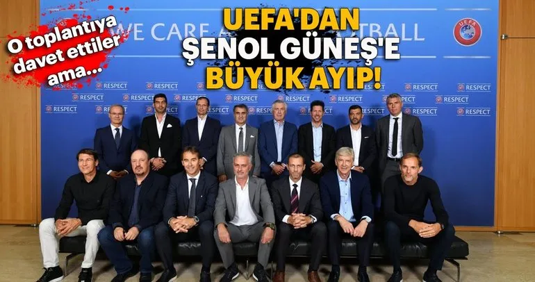 UEFA Şenol Güneş’i tanımadı!