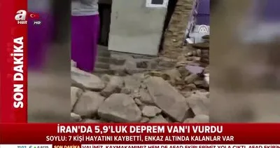 Van Başkale’deki deprem dehşeti kamerada:  ölü, enkaz altına kalanlar var | Video