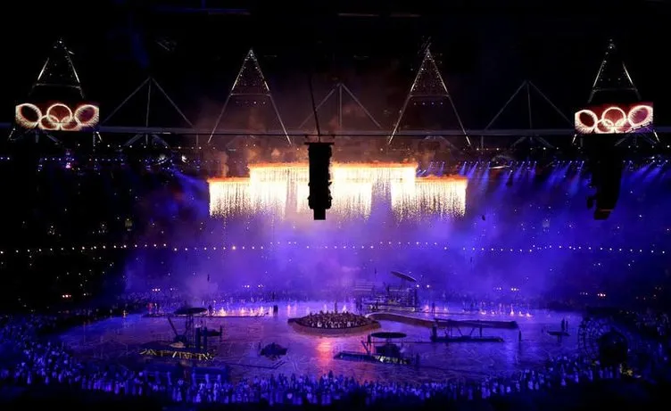 Londra Olimpiyatları’nda muhteşem açılış