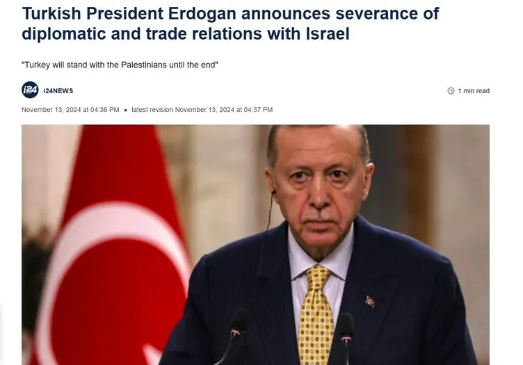 SON DAKİKA... Başkan Recep Tayyip Erdoğan'ın sözleri dünyaya damga vurdu: Türkiye İsrail ile ilişkisini kesti!
