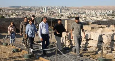 Restorasyon çalışmaları süren Urfa Kalesi yeniden ziyarete açılıyor #sanliurfa