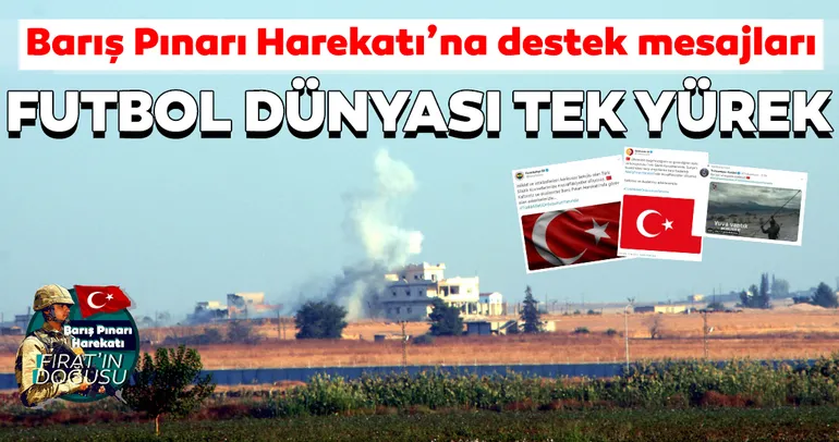 Futbol camiası, Barış Pınarı Harekatı için tek yürek oldu