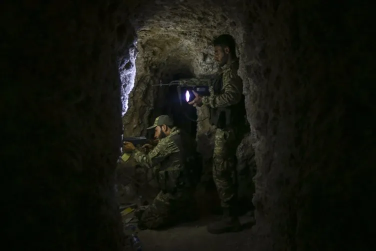 Tel Abyad’daki Ermeni Kilisesi önce DEAŞ sonra PKK tarafından karargah olarak kullanılmış