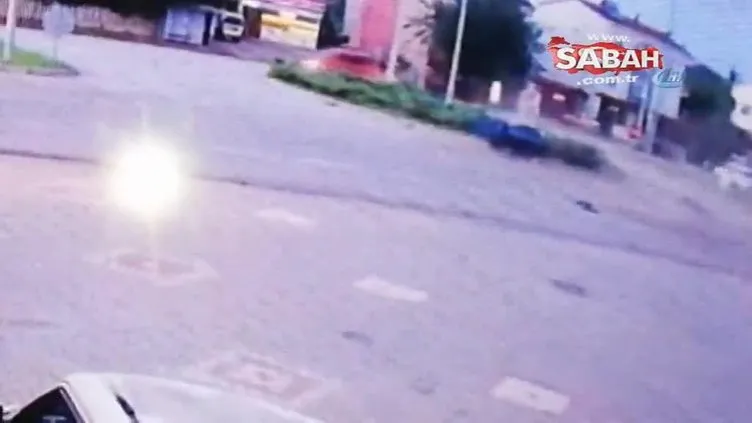 Samsun'da katliam gibi kaza kamerada