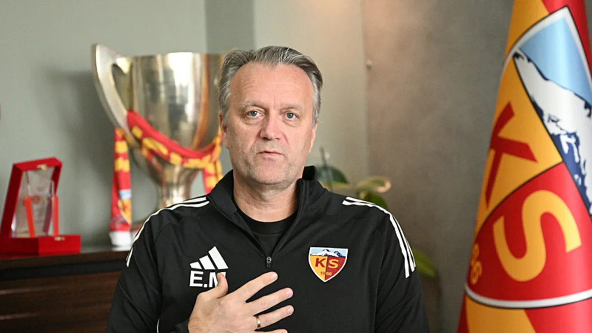 Kayserispor'un yeni teknik direktörü Moe'nun hedefi güven inşa etmek!
