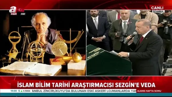 İslam Bilim Tarihi araştırmacısı Fuat Sezgin İstanbul'da Fatih Camii'nde son yolculuğuna uğurlandı