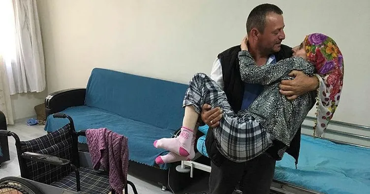 Eski boksörden yatalak eşe vefa