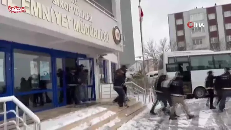 Sinop merkezli 3 ilde uyuşturucuya yönelik