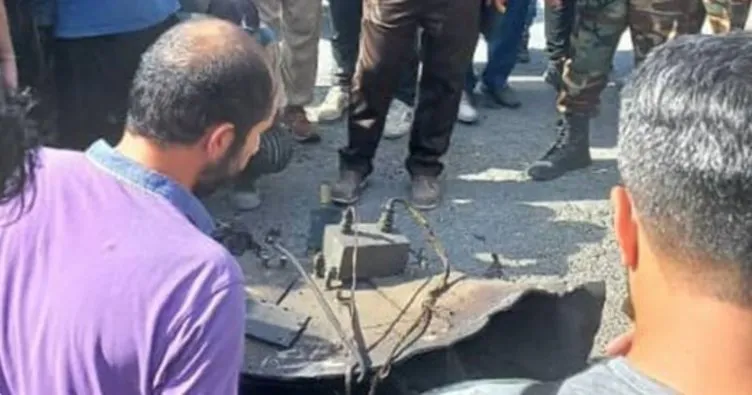 İran’da korku dolu anlar! Sokak ortasına çakıldı…