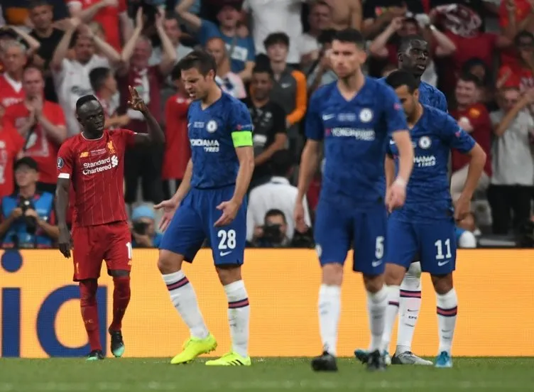 İşte Liverpool ve Chelsea arasında oynanan Süper Kupa finalinden kareler