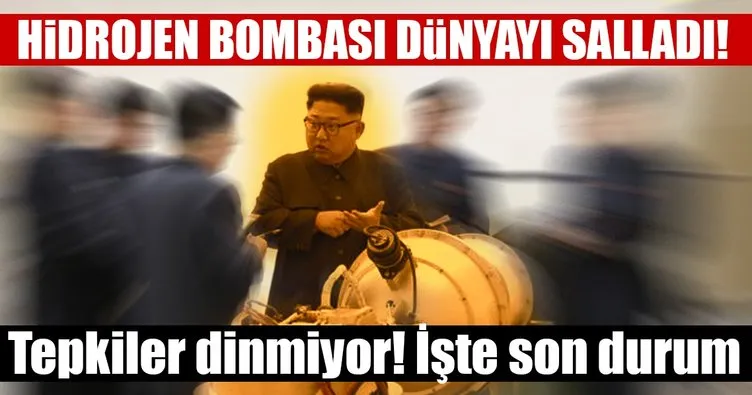 Son dakika: Kuzey Kore dünyayı salladı! ’Hidrojen bombası denedik’