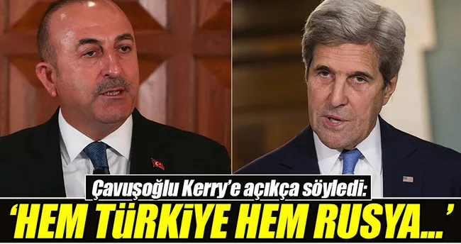 Çavuşoğlu, Kerry ile telefonla görüştü!
