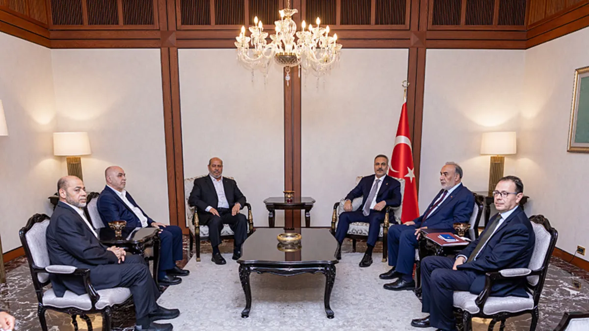 Bakan Fidan, Hamas heyetini kabul etti