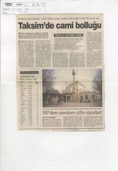 Yapımına karşı çıkmışlardı: Büyük gün geldi! İşte Taksim Camii manşetleri