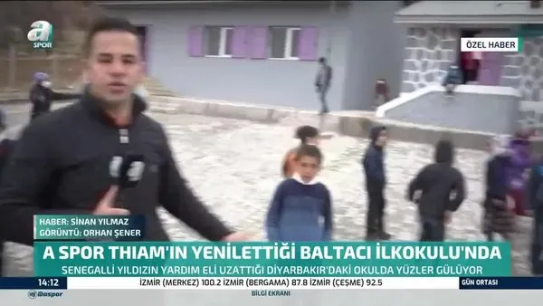 A Spor, Fenerbahçe'li Thiam'ın yenilettiği köy okulunda | Video
