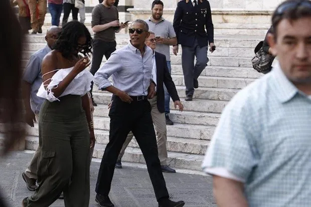 Barack Obama ve Michelle Obama İtalya’da