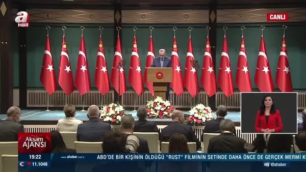 Kabine toplantısı sona erdi! Başkan Recep Tayyip Erdoğan'dan önemli açıklamalar | Video