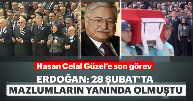 Hasan Celal Güzel’ TBMM’de son görev