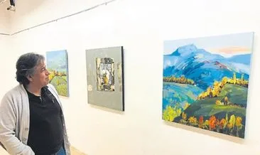 Azeri ressam Enveroğlu SANKO’da sergi açtı