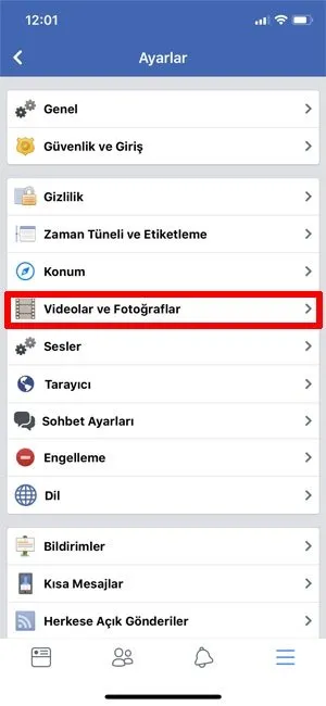 Facebook’un otomatik video oynatma özelliği nasıl kapatılır?