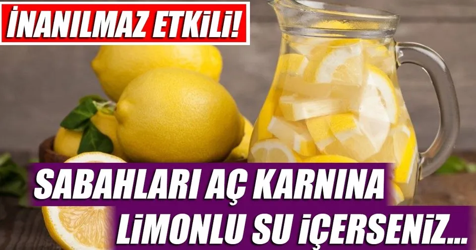 her sabah limonlu su icmenin faydalari saglik haberleri